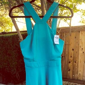 NWT Sleeveless Teal Skater Dress